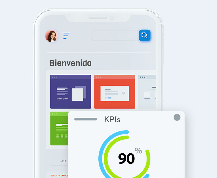 app con KPIs - estrategia digital
